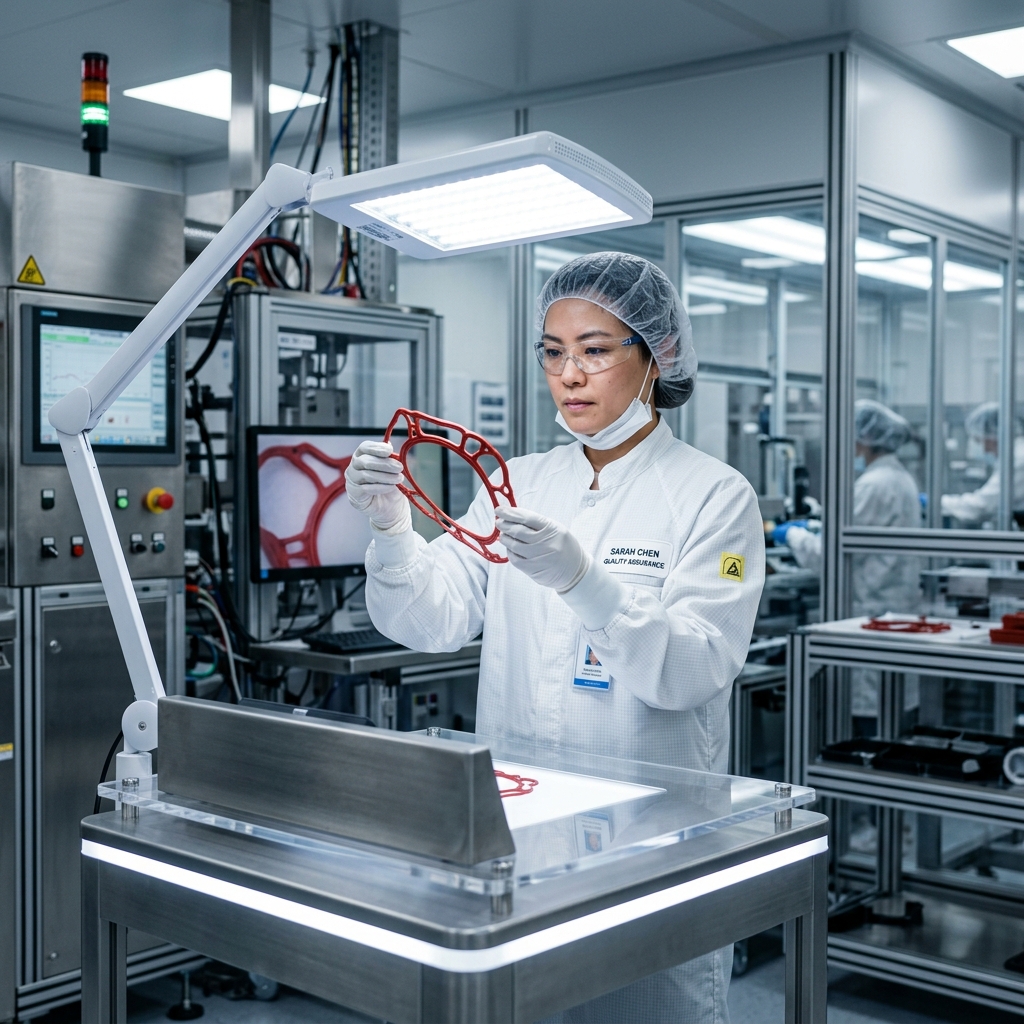 Silicone Gasket dimensional inspection